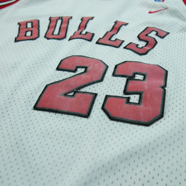 Maillot sans manches homme blanc Nike Equipe Bulls de Chicago QWE1233