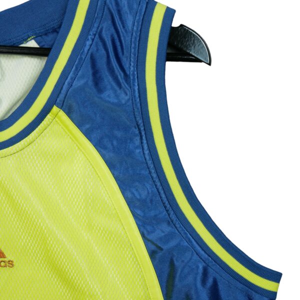 Maillot sans manches homme jaune fluo Adidas QWE3418