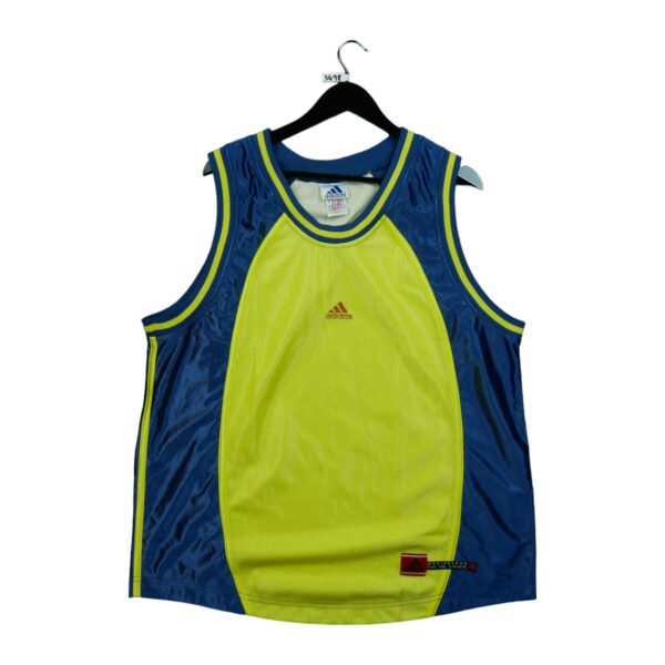 Maillot sans manches homme jaune fluo Adidas QWE3418