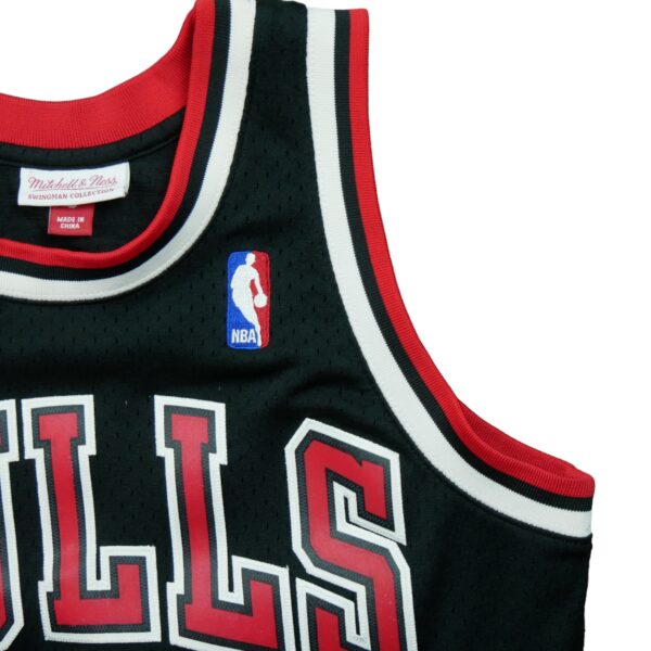 Maillot sans manches homme noir Mitchell and Ness Equipe Bulls de Chicago QWE3497