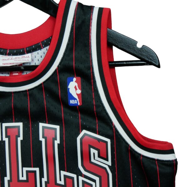 Maillot sans manches homme noir Mitchell and Ness Equipe Bulls de Chicago QWE3512