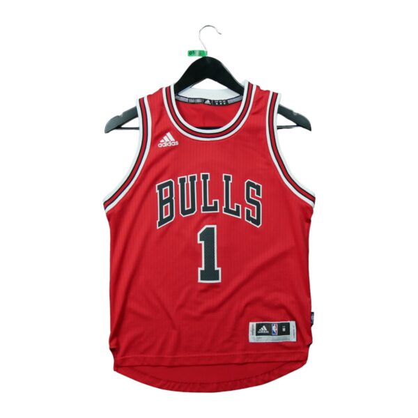 Maillot sans manches homme rouge Adidas Equipe Bulls de Chicago QWE0346