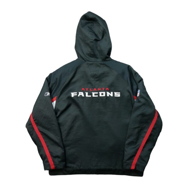 Parka homme manches longues noir NFL Team Apparel Col Montant Equipe Atlanta Falcons QWE0228