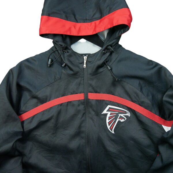 Parka homme manches longues noir NFL Team Apparel Col Montant Equipe Atlanta Falcons QWE0228