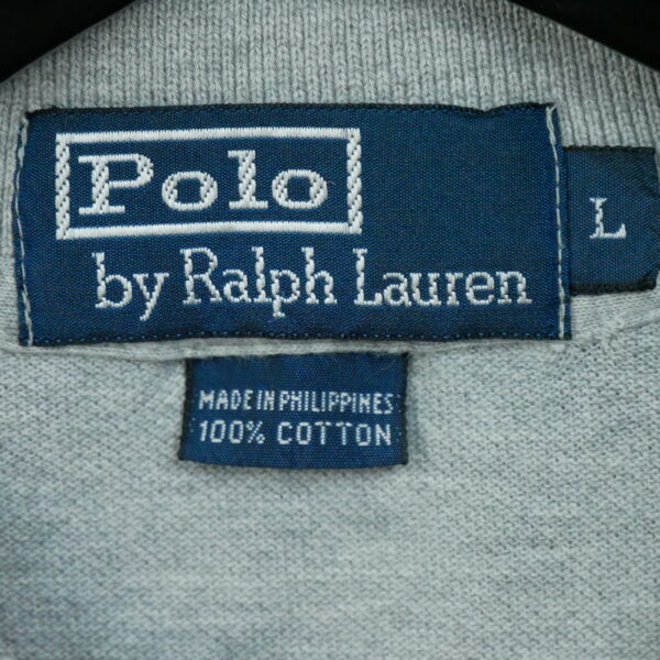 Polo manches courtes homme gris Polo Ralph Lauren Col Rond QWE0026