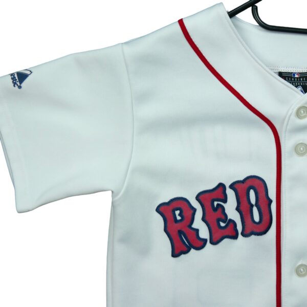 Maillot manches courtes enfant blanc Majestic Equipe Red Sox de Boston QWE1504