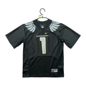 Maillot manches courtes enfant noir Nike Equipe Oregon QWE1083