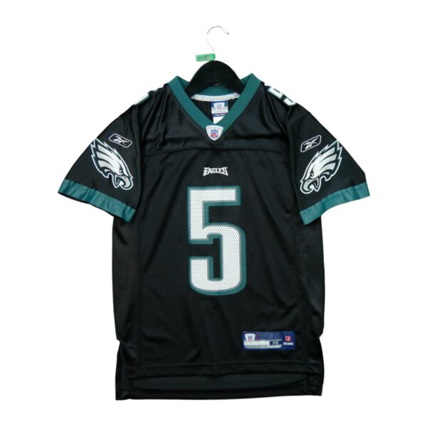 Maillot manches courtes enfant noir Reebok Equipe Philadelphia Eagles 5 Donovan McNabb QWE0490