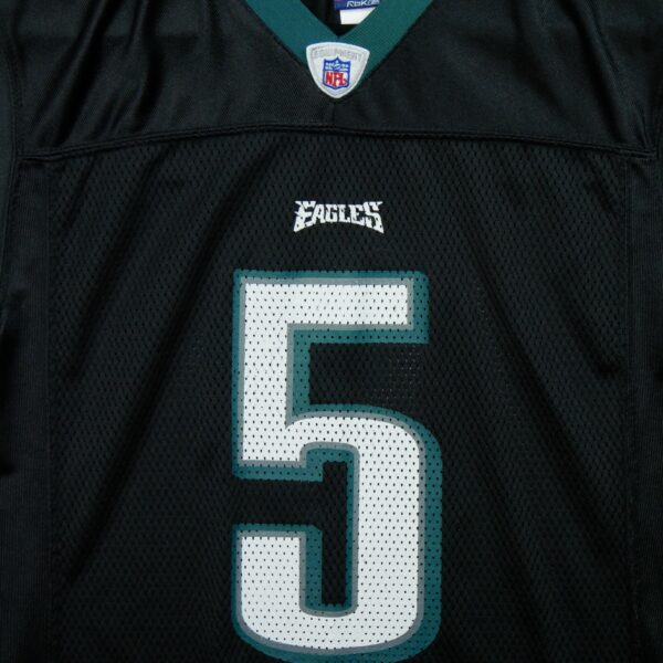 Maillot manches courtes enfant noir Reebok Equipe Philadelphia Eagles 5 Donovan McNabb QWE0490