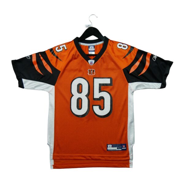 Maillot manches courtes enfant orange Reebok Equipe Cincinnati Bengals QWE3292