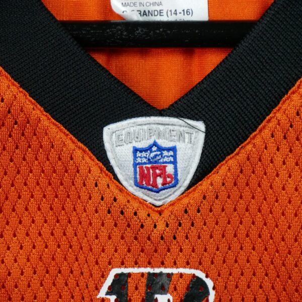 Maillot manches courtes enfant orange Reebok Equipe Cincinnati Bengals QWE3292