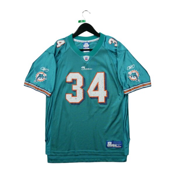 Maillot manches courtes enfant turquoise NFL Team Apparel Equipe Miami Dolphins QWE0325