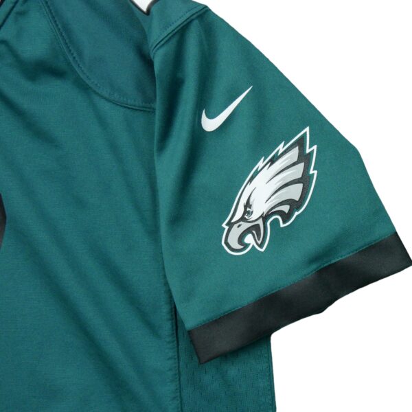 Maillot manches courtes enfant turquoise Nike Equipe Philadelphia Eagles QWE0612