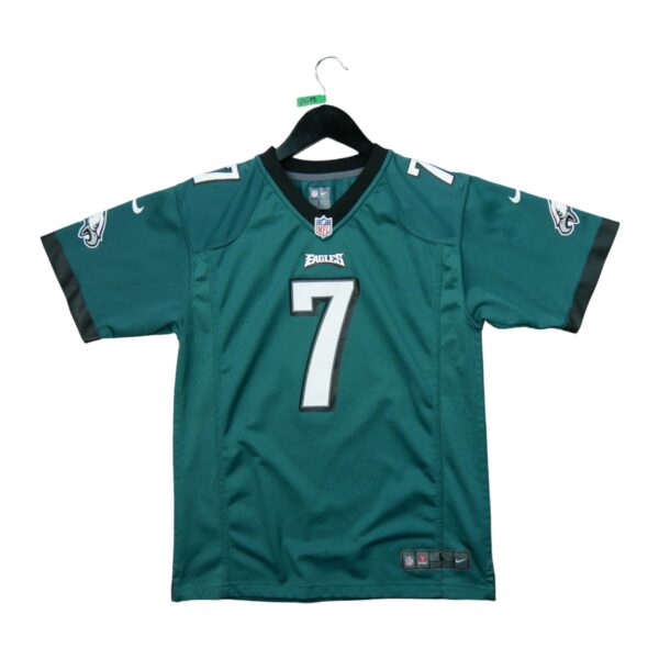 Maillot manches courtes enfant turquoise Nike Equipe Philadelphia Eagles QWE0612