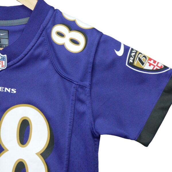 Maillot manches courtes enfant violet Nike Equipe Baltimore Ravens QWE3466