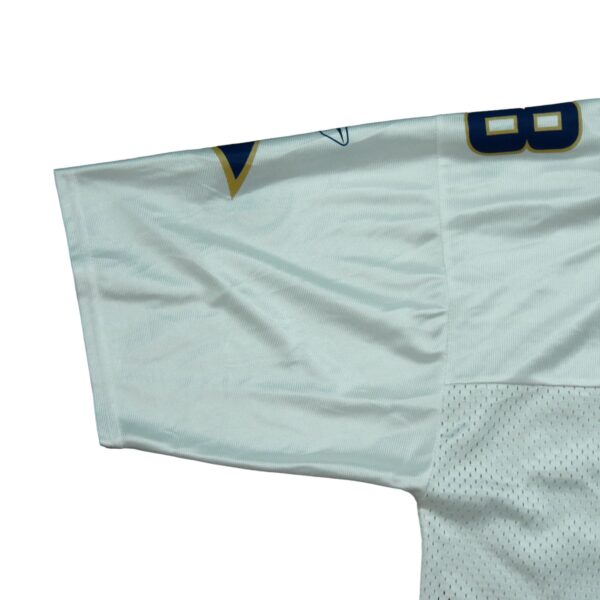 Maillot manches courtes homme blanc Reebok Equipe Los Angeles Rams 28 Marshall Faulk QWE3717