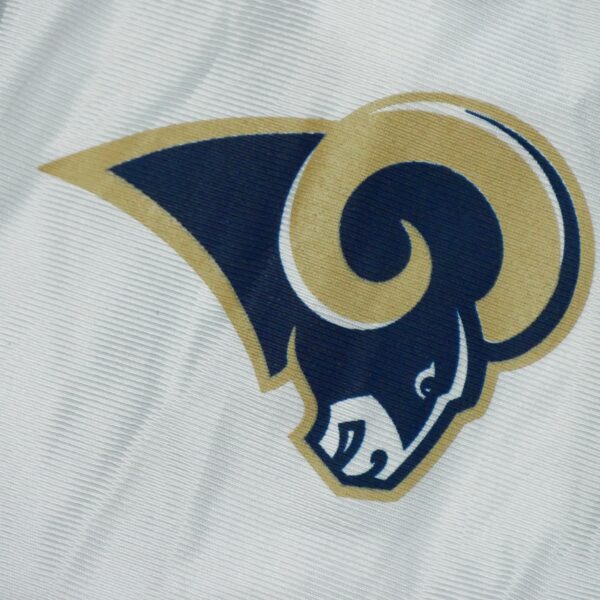 Maillot manches courtes homme blanc Reebok Equipe Los Angeles Rams 28 Marshall Faulk QWE3717