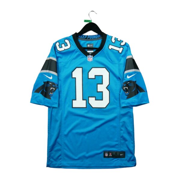 Maillot manches courtes homme bleu Nike Equipe Carolina Panthers QWE0448