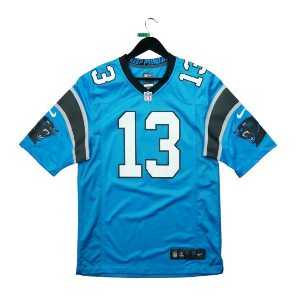 Maillot manches courtes homme bleu Nike Equipe Carolina Panthers QWE0448