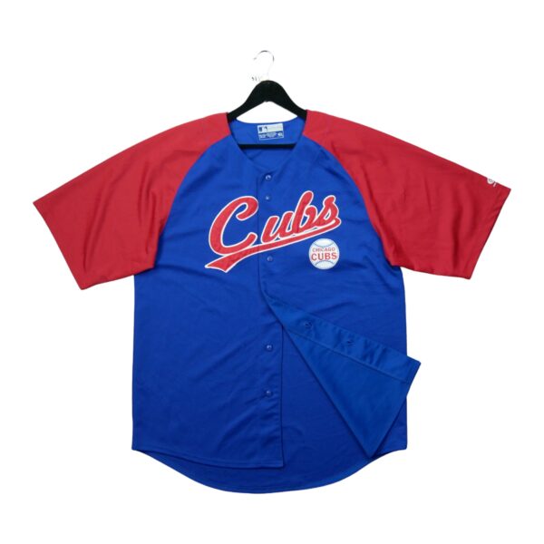 Maillot manches courtes homme bleu True Fan Equipe Cubs de Chicago QWE3831