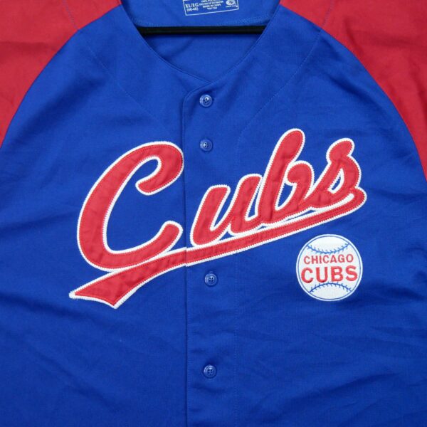 Maillot manches courtes homme bleu True Fan Equipe Cubs de Chicago QWE3831