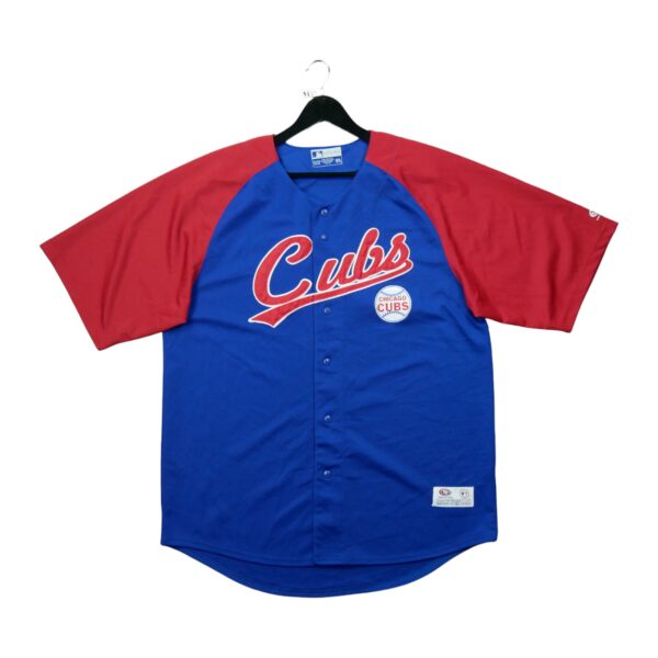 Maillot manches courtes homme bleu True Fan Equipe Cubs de Chicago QWE3831