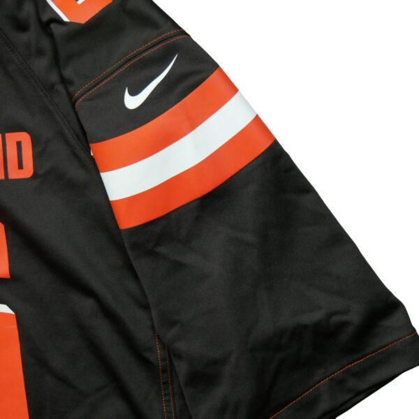 Maillot manches courtes homme marron Nike Equipe Cleveland Browns 6 Baker Mayfield QWE0388