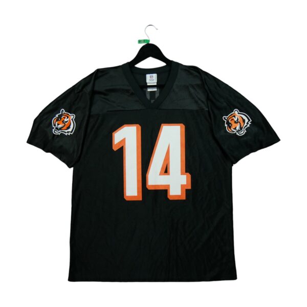 Maillot manches courtes homme noir NFL Team Apparel Equipe Cincinnati Bengals QWE0248