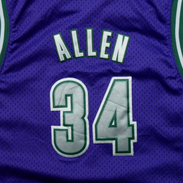 Maillot sans manches enfant violet Nike Equipe Bucks de Milwaukee 34 Ray Allen QWE0534