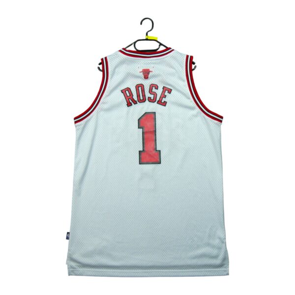 Maillot sans manches homme blanc Adidas Equipe Bulls de Chicago QWE1249