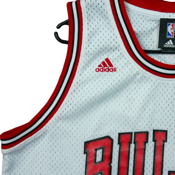 Maillot sans manches homme blanc Adidas Equipe Bulls de Chicago QWE1249