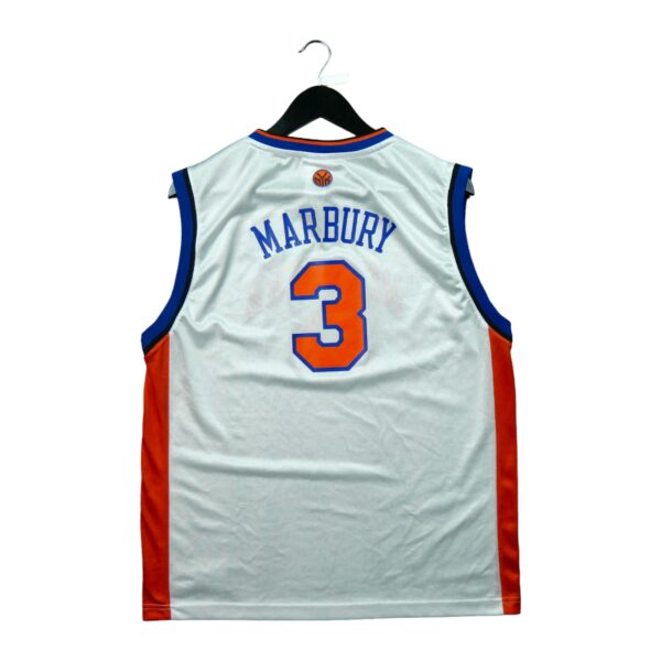 Maillot sans manches homme blanc Reebok Equipe Knicks de New York QWE3793