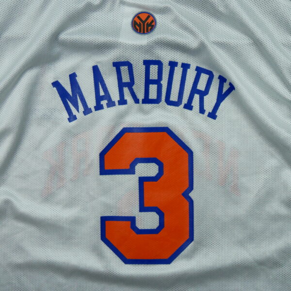 Maillot sans manches homme blanc Reebok Equipe Knicks de New York QWE3793