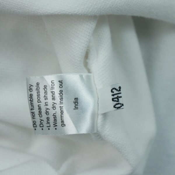 Polo manches courtes femme blanc Lacoste Col Rond QWE3876