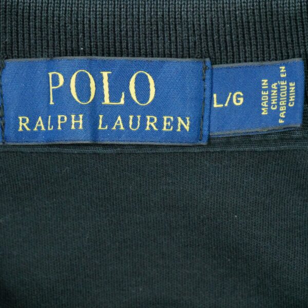 Polo manches courtes homme noir Polo Ralph Lauren Col Rond QWE0569