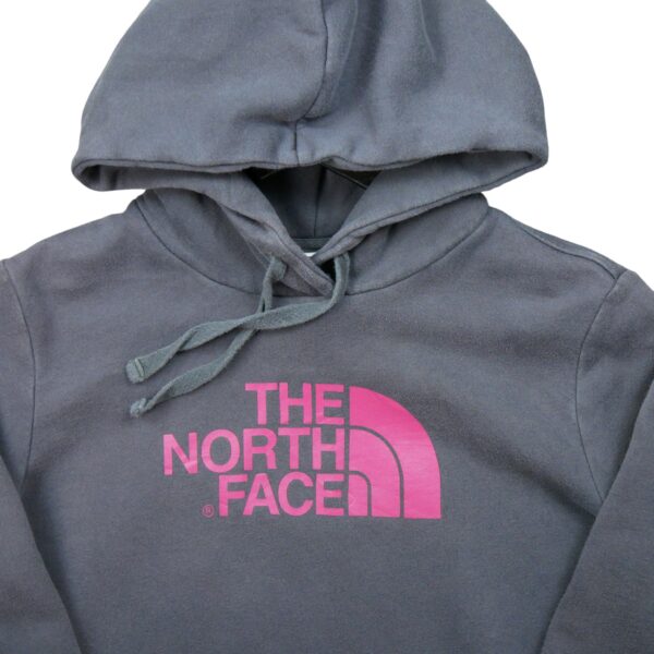 Sweat a capuche femme manches longues gris The North Face Motif imprime Col Rond QWE3802