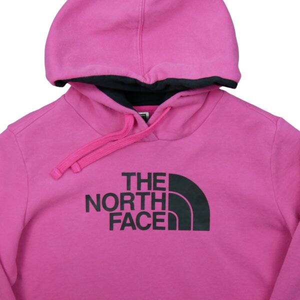 Sweat a capuche femme manches longues rose The North Face Motif imprime Col Rond QWE3346