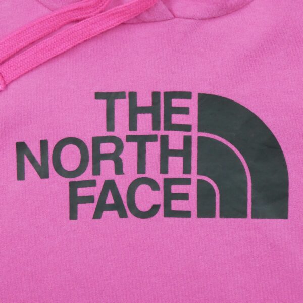 Sweat a capuche femme manches longues rose The North Face Motif imprime Col Rond QWE3346