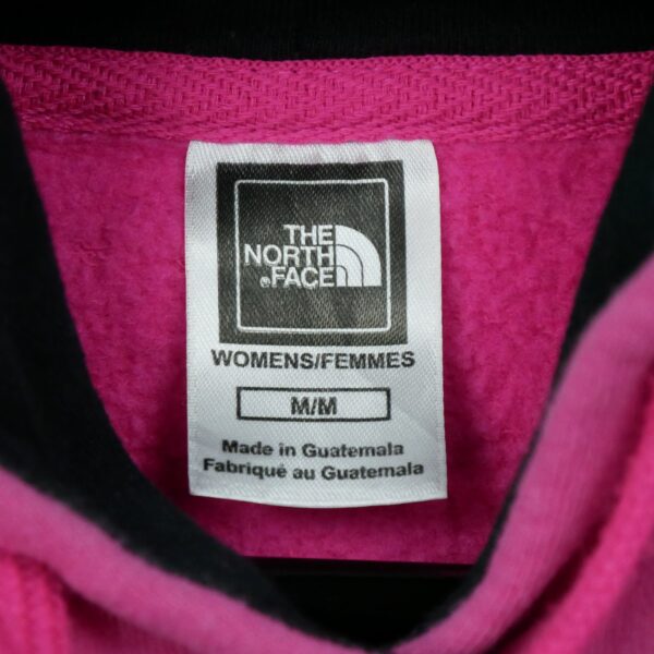 Sweat a capuche femme manches longues rose The North Face Motif imprime Col Rond QWE3346