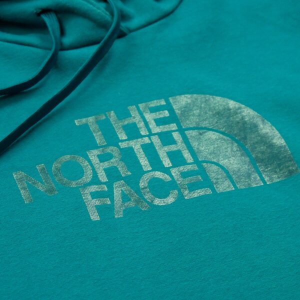 Sweat a capuche femme manches longues turquoise The North Face Col Rond QWE3815