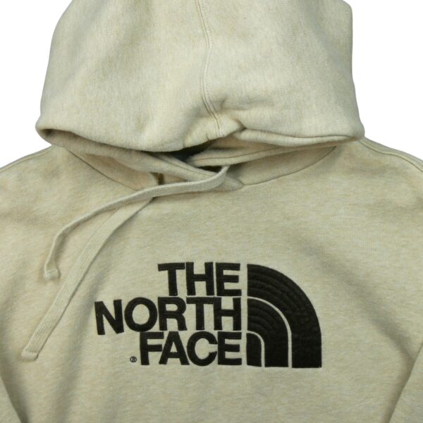 Sweat a capuche homme manches longues beige The North Face Motif imprime Col Rond QWE3263