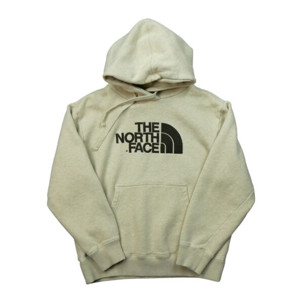 Sweat a capuche homme manches longues beige The North Face Motif imprime Col Rond QWE3263