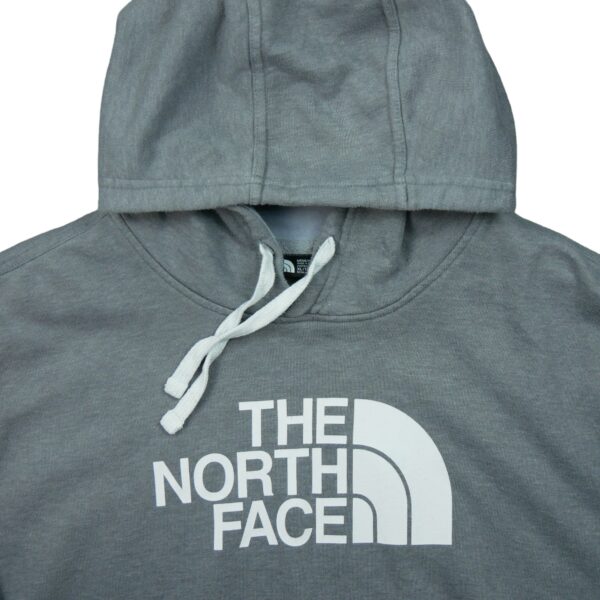 Sweat a capuche homme manches longues gris The North Face Col Rond QWE0389