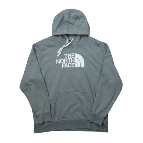 Sweat a capuche homme manches longues gris The North Face Col Rond QWE0389