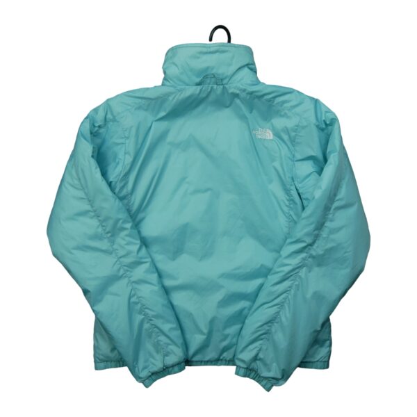 Blouson femme manches longues turquoise The North Face Col Montant QWE1066