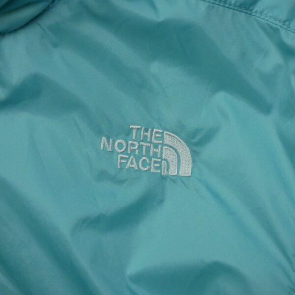 Blouson femme manches longues turquoise The North Face Col Montant QWE1066