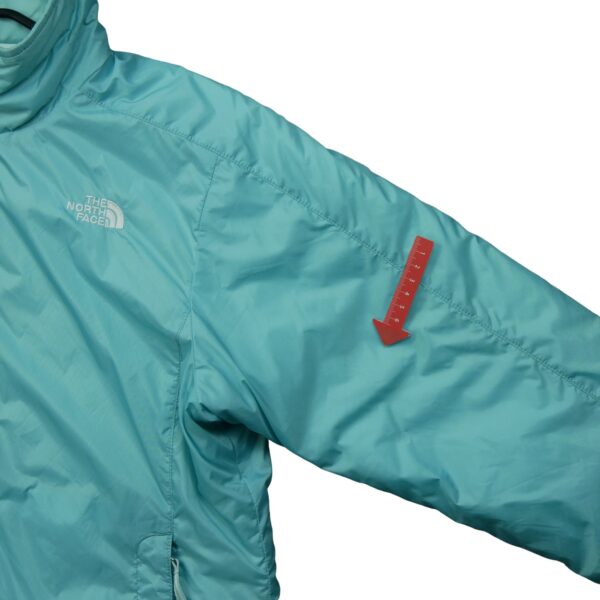 Blouson femme manches longues turquoise The North Face Col Montant QWE1066