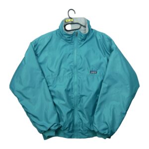 Blouson homme manches longues turquoise Patagonia Col Montant QWE1238