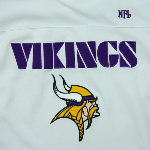 Maillot manches courtes enfant blanc NFL Team Apparel Equipe Minnesota Vikings QWE1632