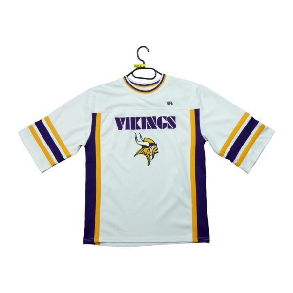 Maillot manches courtes enfant blanc NFL Team Apparel Equipe Minnesota Vikings QWE1632